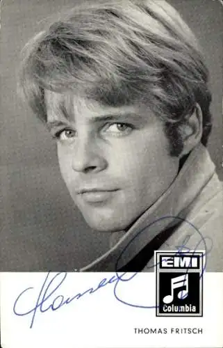 Ak Sänger Thomas Fritsch, Portrait, EMI Columbia Records