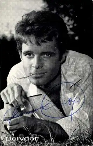 Ak Sänger Thomas Fritsch, Portrait, Autogramm