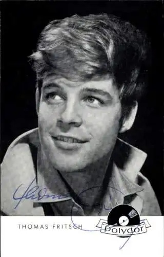 Ak Sänger Thomas Fritsch, Portrait, Autogramm
