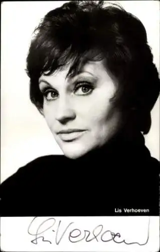 Ak Schauspielerin Lis Verhoeven, Portrait, Autogramm