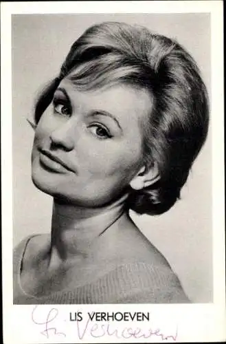 Ak Schauspielerin Lis Verhoeven, Portrait, Autogramm