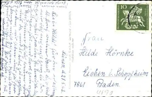 Ak Lünen in Westfalen, Rathaus, Stadttheater, Zeche Viktoria, Marienkirche