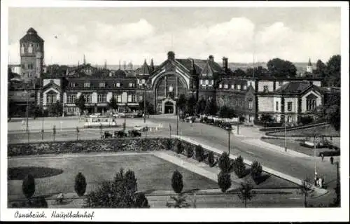 Ak Osnabrück in Niedersachsen, Hauptbahnhof