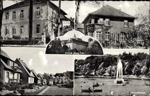 Ak Bad Iburg am Teutoburger Wald, Schloss, Haus Schloßblick, Charlottensee