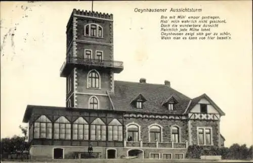 Ak Bad Oeynhausen in Westfalen, Aussichtsturm