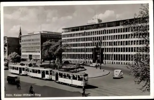 Ak Köln am Rhein, Kaiser Wilhelm Ring