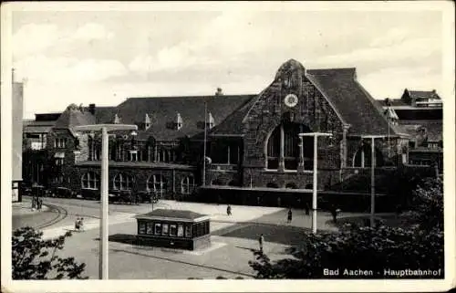 Ak Aachen in Nordrhein Westfalen, Hauptbahnhof