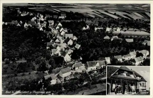 Ak Bad Boll in Württemberg, Fliegeraufnahme, Gasthaus z. Lamm