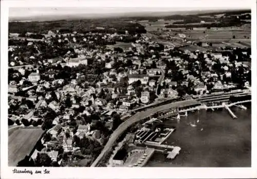 Ak Starnberg in Oberbayern, Fliegeraufnahme