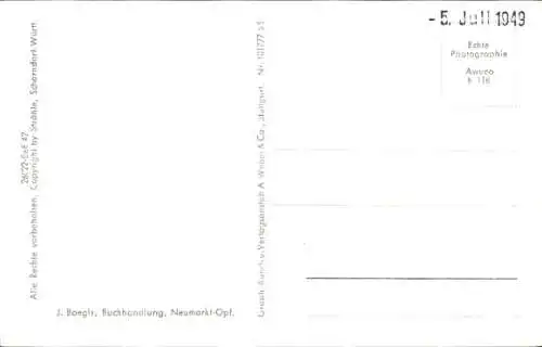 Ak Neumarkt in der Oberpfalz, Fliegeraufnahme Kloster St. Jospeh, Karmelitenkloster Mariahilfsberg