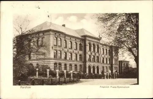 Ak Parchim in Mecklenburg, Friedrich Franz Gymnasium