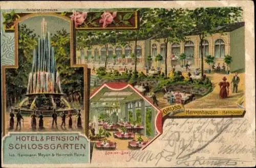 Litho Herrenhausen Hannover, Hotel Schlossgarten