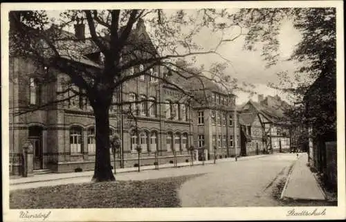 Ak Wünsdorf Zossen in Brandenburg, Stadtschule