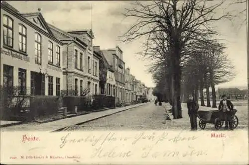 Ak Heide in Holstein, Markt, Apotheke