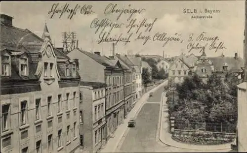 Ak Selb im Kreis Wunsiedel im Fichtelgebirge Oberfranken, Ascherstraße