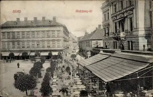 Ak Arad Rumänien, Andrassy-ter