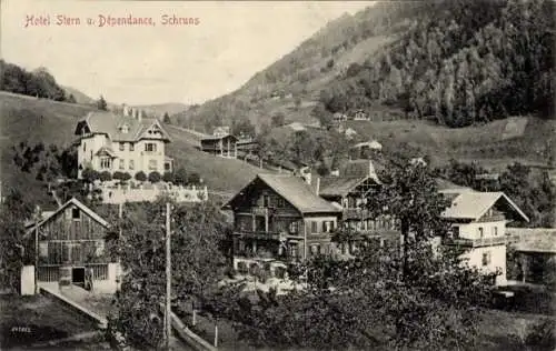 Ak Schruns in Vorarlberg, Hotel Stern, Dependance