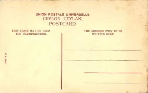 Ak Colombo Ceylon Sri Lanka, Hindu-Tempel