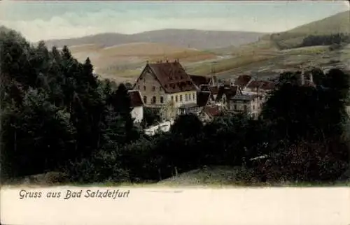 Ak Bad Salzdetfurth in Niedersachsen, Panorama