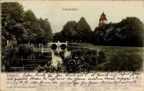 Ak Diepholz in Niedersachsen, Lohnebrücke