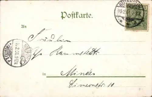 Passepartout Ak Gütersloh in Westfalen, Gesamtansicht