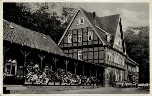 Ak Nienburg an der Weser, Waldgaststätte Oyler Berg