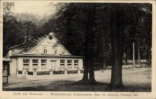 Ak Walsrode in der Lüneburger Heide, Waldwirtschaft Eckernworth