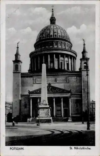 Ak Potsdam in Brandenburg, St. Nikolaikirche