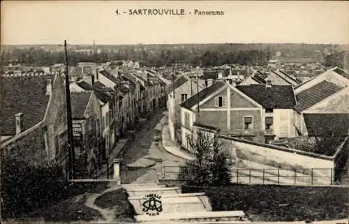 Ak Sartrouville Yvelines, Panorama