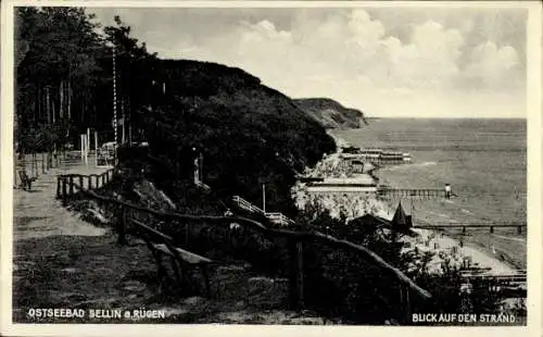 Ak Ostseebad Sellin auf Rügen, Strand