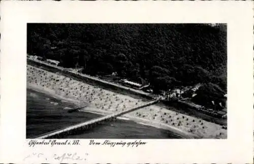 Ak Ostseebad Graal Müritz, Fliegeraufnahme, Strand