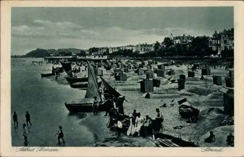 Ak Ostseebad Bansin Heringsdorf auf Usedom, Strandleben