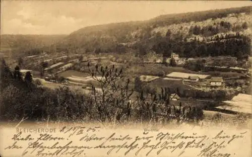 Ak Bleicherode am Harz, Bleichtal