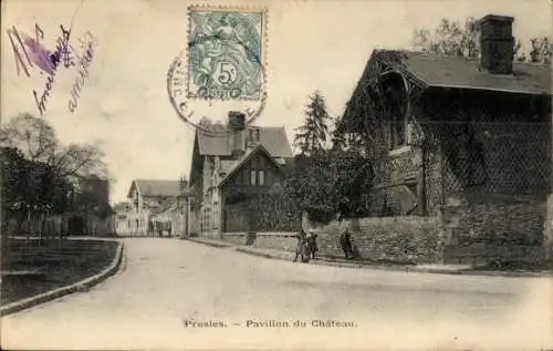 Ak Presles en Brie Seine et Marne, Pavillon du Chateau