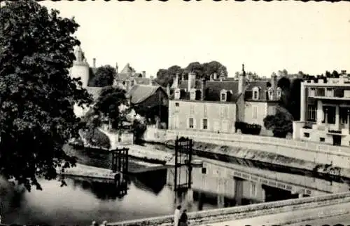 Ak Romorantin Loir et Cher, Hotel des Postes, Schloss