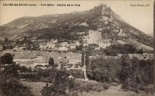 Ak Salins les Bains Jura, Fort Belin, Centre de la Ville