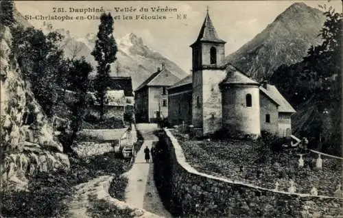 Ak Dauphiné Isère, Vallée du Vénèon, St. Christophe, les Fétoules