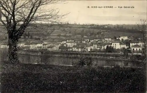 Ak Aixe sur Vienne Haute Vienne, Panorama