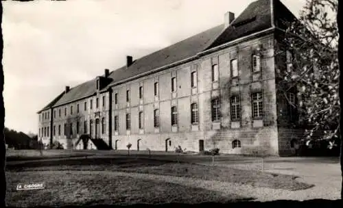 Ak Solignac Haute Vienne, L'Abbaye, Facade principale XVIII