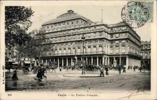 Ak Paris I Louvre, Théâtre Française