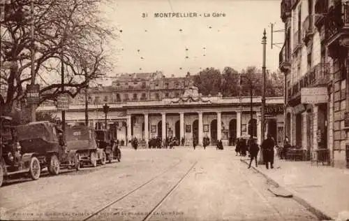 Ak Montpellier Hérault, Bahnhof