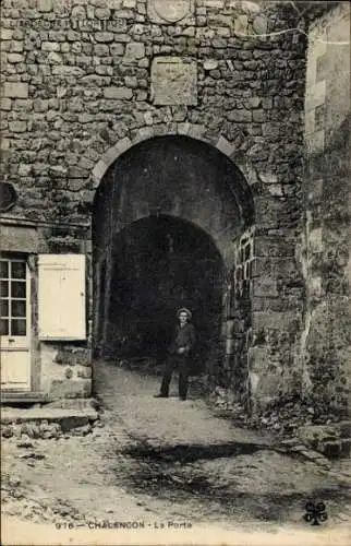 Ak Chalencon Ardèche, Porte