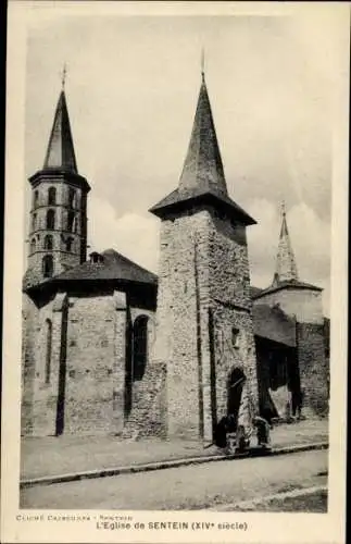 Ak Sentein Ariège, Kirche