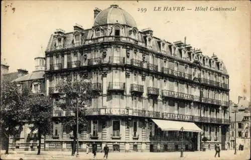 Ak Le Havre Seine Maritime, Hotel Continental