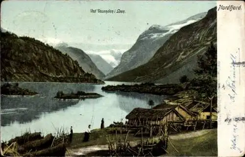 Ak Nordfjord Norwegen, Ved Vasenden i Loen