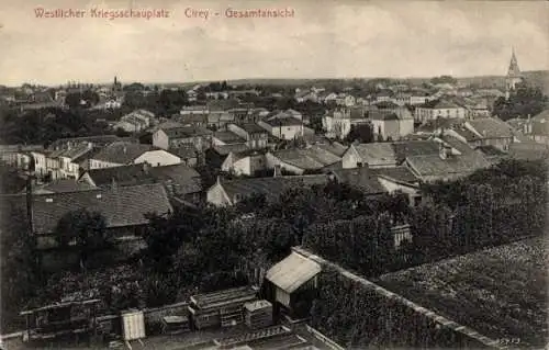 Ak Cirey Meurthe et Moselle, Gesamtansicht, Westlicher Kriegsschauplatz