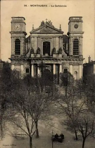 Ak Montauban Tarn et Garonne, Kathedrale