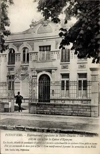 Ak Le Loiret de Pithivier, Le Bains