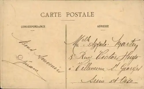 Ak Sézanne Marne, Champ Benoist