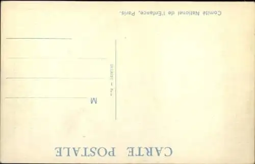 Lied Künstler Ak Naly, Nationale Kinderwoche, Mädchen, Schafe